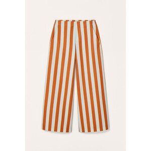 ZARA LIMITED EDITION STRIPED WIDE-LEG TROUSERS